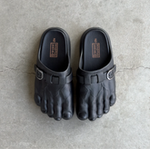 BRAVEST STUDIOS Black Foot Clogs at Gravity NYC